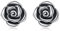 POPLYKE Antike Oxidierte Rose Blume Ohrstecker Sterling Silber Blume Ohrringe Schmuck Damen