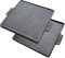 Super grills Cast Iron Griddle for BBQ Grill 37.5 x 37.5CM Heavy Duty Double-Sided Reversible Grill Griddle Combo stoves and All Standard-Size Stove Models, Grilling Steaks