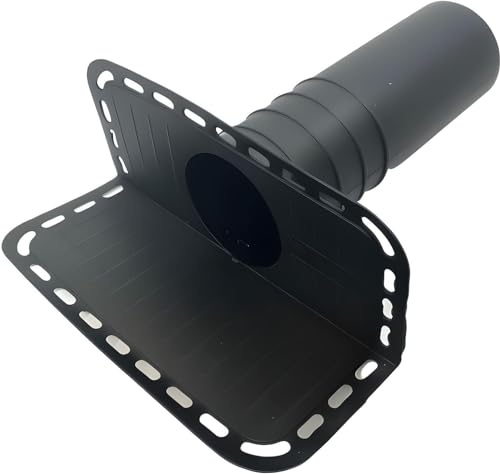 Attikaablauf, Winkelablauf, Bitumen-Flansch, Dachgully, Notentwässerung, Entwässerung, DN 50-100 (DN 100) Dachgulli