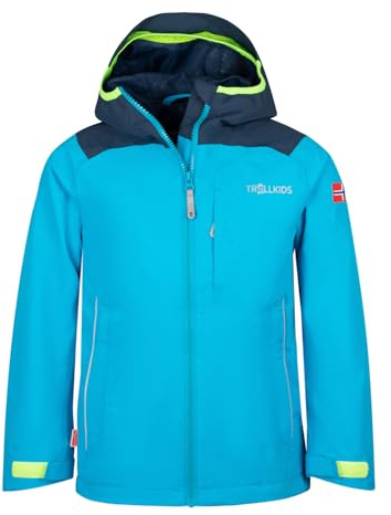 Trollkids Kids Bergen Jacket 104, Vivid Blue