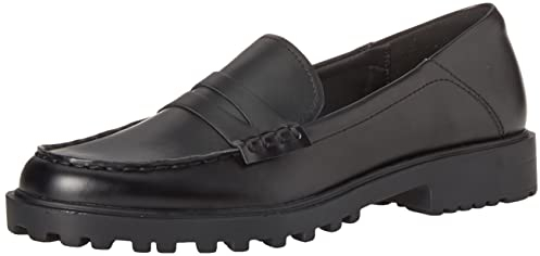 Amazon Essentials Damen Konstruierter Loafer, Schwarz, 39.5 EU