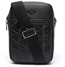 Lacoste Herren Nh4486mr Handtasche, Schwarz, Einheitsgröße