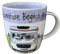 Alex Clark Adventure Begins Here Motorhome Mug - Caravan - Original Artwork - Cup for Nature Lovers - Gift Ideas - Perfect for Coffee & Tea - Vegan Friendly - Designed in The UK...