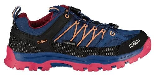 CMP Kids Rigel Low Trekking Shoes WP, Fuxia, 32 Unisex niños, Ocean Fucsia, EU