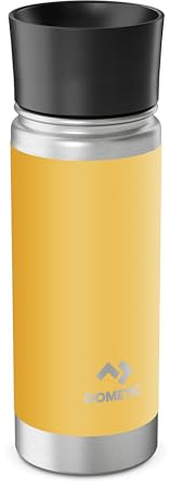 Dometic THRM50-Glow Thermoskanne aus Edelstahl mit Deckel, 500 ml Fassungsvermögen, Orange