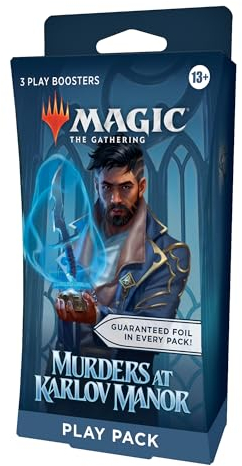 Magic: The Gathering – Mord in Karlov Manor Play-Booster-3er-Packung (42 Magic-Karten) (English Version)