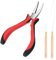 Vlasy Hair Extensions Tools Kit, Professional Tools With Hair Extension Pliers, Loop Needle Threader and Pulling Hook Needle for Nano Beads and Microlink Beads