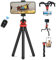 Ainiv Treppiede Smartphone, Mini Treppiede Flessibile per Fotocamera con Telecomando Wireless, Mini Cavalletto per Smartphone, 360° Rotabile & Portatile, Compatibile con Phone/Camera