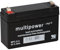 Akkuman.de Akkutechnik vom Fachmann Batteria compatibile con Sun A504/3.5S 4V 3,5Ah AGM