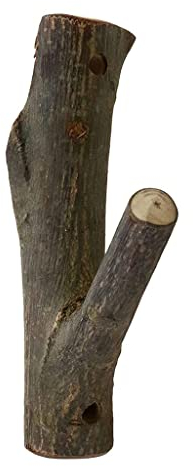 MEELYHOME Vintage Holz Baum Ast Wandhaken Dekorative Holz Klebehaken für Schlüsselhalter Tasche Hut Garderobe Home Dekoration Baum Ast Wandhaken zum Aufhängen