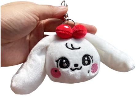Schlüsselanhänger Puppe Plüschpuppe Schlüsselanhänger 8 cm Kpop Tasche Anhänger Schultasche, C, 8cm
