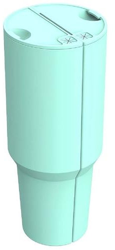 ​​​Inner Cup Tray for Stanley Cup, 2-in-1 Drink Separator for stanley accessories 40 oz, silicone Hot and Cold Inner Tray, Reusable Cup Divider for Reversible Drinks One Cup Liner Divider (Blue)