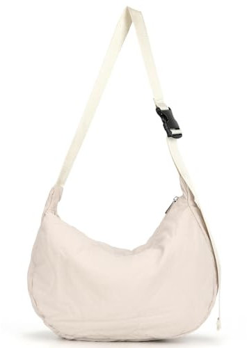 LUZGAT Damen Puffer Schultertasche Puffy Crossbody Geldbörse Nylon Tote Bag Hobo Handtasche
