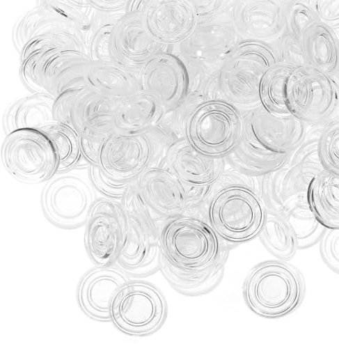 Angoily 200stücke Glasplatte Stoßstangen Transparente Möbelstopper Anti-rutsch-Pads Für Glastische Stoßstangenpolster Runde Pads Ohne Klebstoff Langlebig Und Verschleißfest