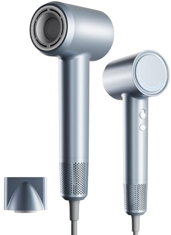 Carer Spark Hair Dryer – 2min Fast Drying 110,000 RPM Brushless Motor 200 Million Negative Ions Low Noise Lightweight Travel-Friendly Stylish Design Professional Ionic Blow Dryer for Women & Men