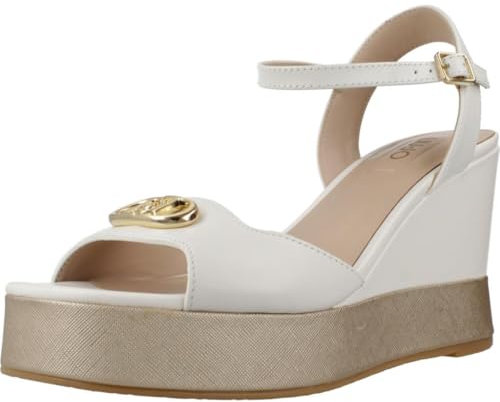 Liu Jo sandali alti da donna karen 11 bianchi e oro (BIANCO, Sistema Taglie Calzature EU, Adulto, Donna, Numero, Media, 36)