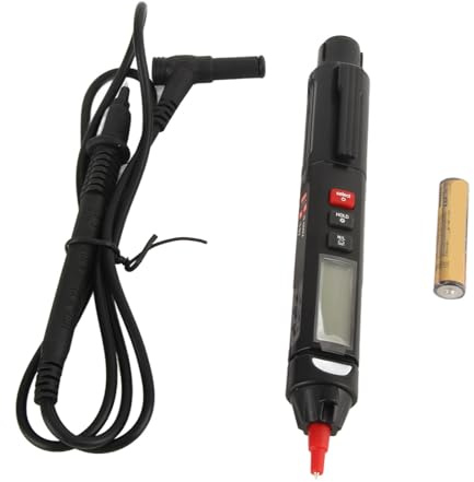 Telituny Stift Multimeter Digital, ET8903 Digitales Spannungsprüfer Berührungslos, Stiftmultimeter voltmeter messgerät, für 600 V AC/DC-/Leitungsprüfung/Kapazität/Widerstand Durchgang/Dioden