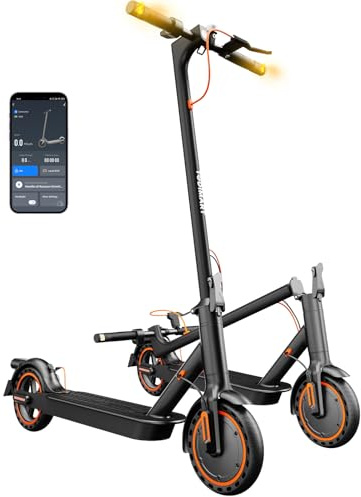 TODIMART Trottinette Électrique Adulte antivol Ultra Legere 650W 36V 7.8Ah | Autonomie 30km · Charge Max. 120kg · Pneus nid d’abeille increvables · Clignotants · Suspension · APP Bluetooth · Pliable