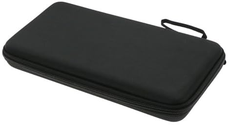 HINAYOSAN Harte Tragetasche, schwarze Aufbewahrungstasche, weiches graues Futter für Falchion RX mechanische Tastaturen mit niedrigem Profil, für ROG Falchion RX Low Profile