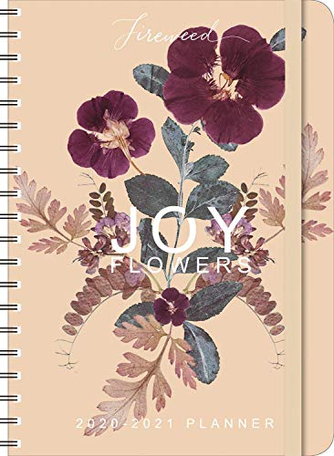 Fireweed Joy of Flowers 17-Month 2020 2021 Planner