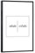 artboxONE Poster mit schwarzem Rahmen 30x20 cm Statements & Quotes Typografie Inhale | Exhale - Bild Typ