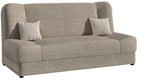 Mirjan24 Schlafsofa Jonas, Sofa mit Bettkasten und Schlaffunktion, Bettsofa, Dauerschläfer-Sofa, Schlafcouch, Materialmix, Couch vom Hersteller, Wohnlandschaft (Tatum 272 + Tatum 272 + Evo 27)