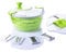 Arquiel 7 en 1 multifunción 4L Centrifugadora para Ensaladas Cortador de Verduras Escurridor para Ensaladas Secador de Lechuga
