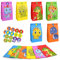 Flintronic Geschenktüten, 18 Stücke Regenbogen Papier Partytüten, Papiertüten mit süßen Aufklebern Taschen Krafttüten für Kinder Party, Feiern, Baby Geburtstag, Halloween, Weihnachten,Christmas