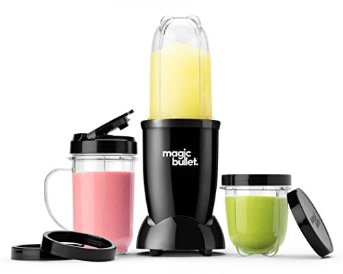 magic bullet Blender, Small, Black, 11 pièces Set