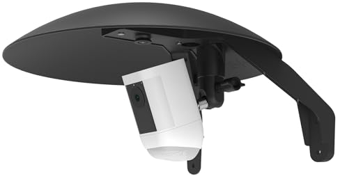 HOLACA Universal Sun Rain Shade Camera Cover for All Outdoor Security Camera with 1/4 Screw, Shield Compatible with Ring, Blink, Google Nest, Eufy, Arlo, WYZE, SimpliSafe