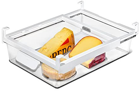 OXO 23209900 - Cassetto sottopiano per frigorifero, in plastica, trasparente