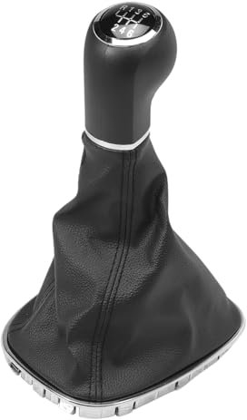 KASturbo 6 Gang Schaltknauf Kompatibel mit Opel Corsa D 2006-2014 Corsa E 2014-2019 009140093 Schwarz