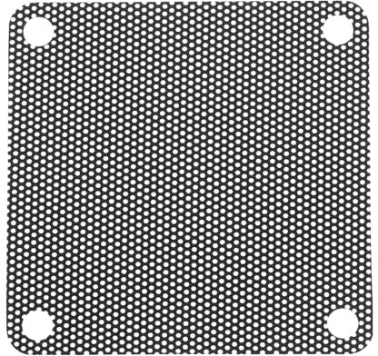 QUARKZMAN 20 Stück PC-Staubfilter, 60mmx60mm PVC Computer-Gehäuse-Kühler Staubschutz-Mesh-Abdeckung Lüftergitter für Computer-Chassis-Lautsprecher, Schwarz