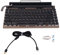 Sctecoau Teclado de MáQuina de Escribir Retro 83 Teclas Teclado InaláMbrico Bluetooth USB Teclas MecáNicas Punk para PC de Escritorio/PortáTil