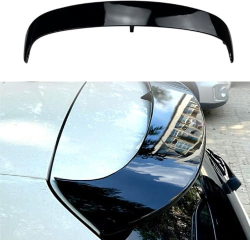 WangjunF Auto Kofferraum Heck Spoiler für VW Polo 6R 6C WRC 2009-2017, Spoiler Heckspoiler Heckflügel Car Tuning Accessories,Black