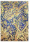 Morris Windrush (William Morris) Midi 12-month Horizontal Softcover Flexi Dayplanner 2025 (Elastic Band Closure): tydzień na dwóch stronach, zamykany na gumkę, papier 100 gsm