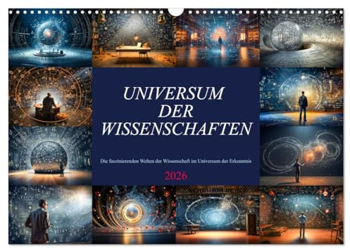 Universum der Wissenschaften (Wandkalender 2026 DIN A3 quer), CALVENDO Monatskalender: Sie haben ihn gefunden, den einzigartigen Wandschmuck für ihr zu Hause oder ihr Büro. (CALVENDO Technologie)