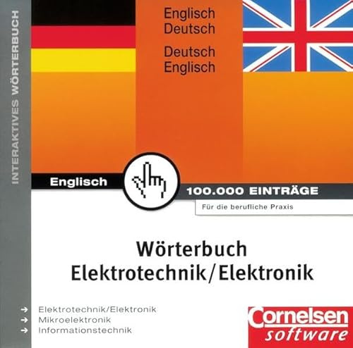 Wörterbuch Elektrotechnik und Elektronik - 6., überarbeitete und erweiterte Ausgabe: Englisch-Deutsch/Deutsch-Englisch: CD-ROM