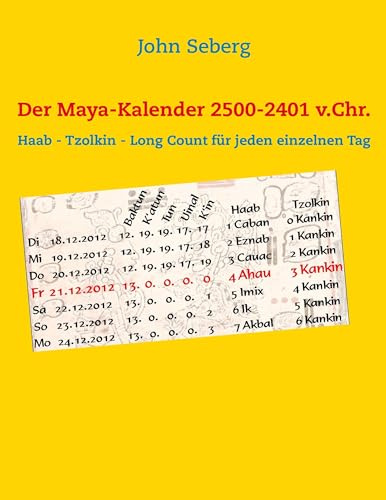 Der Maya-Kalender 2500-2401 v.Chr.: Haab - Tzolkin - Long Count für jeden einzelnen Tag