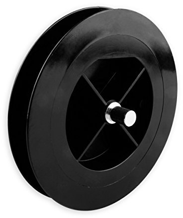 DIWARO® Gurtscheibe mit Stift | Durchmesser Ø 85mm; 115mm; 125mm; 160mm | für achtkant Stahlwelle mit 40mm Schlüsselweite | Gurtbreite von 10-15mm
