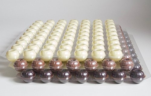 sweetART Germany Schokoladen Trüffel Hohlkugeln - Praline Hohlkörper gemischt - 3 Set 189 Stück