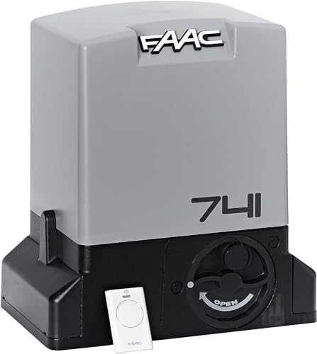 Faac Delta 3 Kit de automatización para puertas correderas de uso residencial 105630445 + cremallera Hiltron con pernos incluida (barra para 6 metros con 18 pernos)