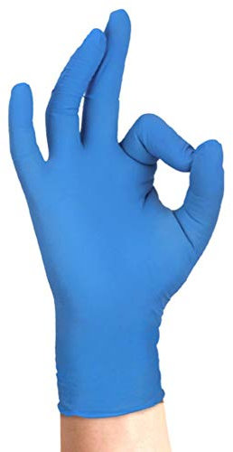 SkinBlu Guanti in Nitrile 100 Pz Senza Polvere Latex Free ipoallergenici Tg M
