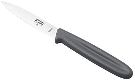 KUHN RIKON Swiss Knife - Cuchillo para verduras (acero inoxidable, incluye protector de hoja), color gris