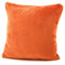 heimtexland ® Flanell Kuschel Kissen Super Soft Dekokissen Plüsch Typ380 Kissenhülle Orange 48x48 cm