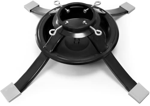Maylai Large Christmas Tree Stand For Live Tree,Real Christmas Tree Base Fits for 2-Inch to 4.8-Inch Trunk,1-Gallon Water Capacity.(SIZE L)