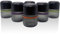 ONGROK Glass Storage Jar, 80ml, 6 Pack, UV Herb/Spice Jar with Child Resistant Lid, Color-Coded Glass Containers Air Proof to Preserve Smell and Aroma, Perfect Size to Store in a Drawer or Cupboard