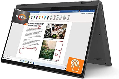 Lenovo Flex 5 14 2-in-1 Laptop, 14.0 FHD Touch Display, Ryzen 7 5700U, 16GB RAM, 1TB PCIe SSD, AMD Radeon Graphics, Bluetooth, Webcam, Backlit Keyboard, Fingerprint Reader, Windows 11 Home