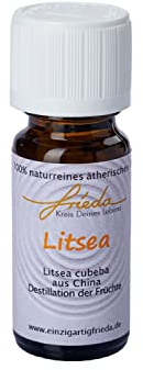 INNA-Glas Naturreines ätherisches Öl Romero, Litsea, 10ml, 7cm, Ø2,3cm - duftöl