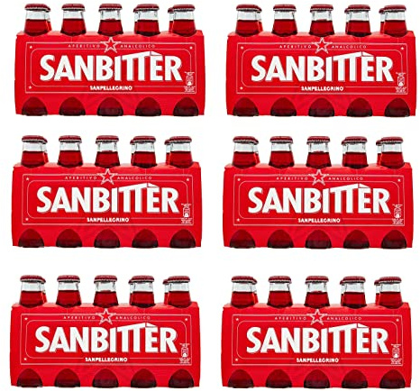 San Pellegrino Sanbitter Aperitif Italien 60 x 100ml Erfrischungsgetränk